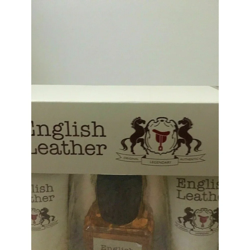 English Leather By Dana 3-Piece Gift Set After Shave Balm Body Splash Body Wash